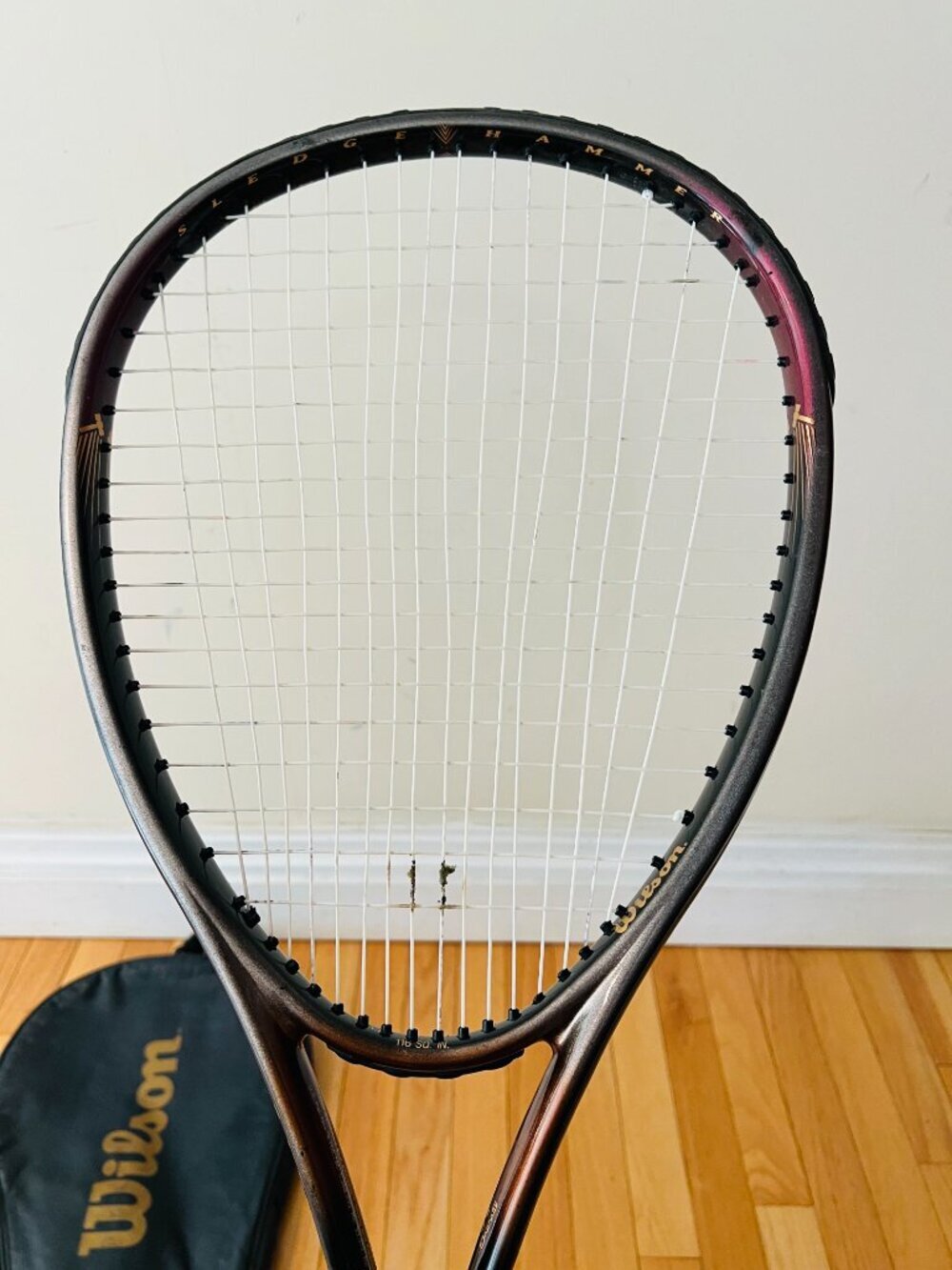 Wilson Sledge Hammer indeX 2.8 Stretch 116Tennis Racquet Racket 4 5/8  with bag - Picture 10 of 16